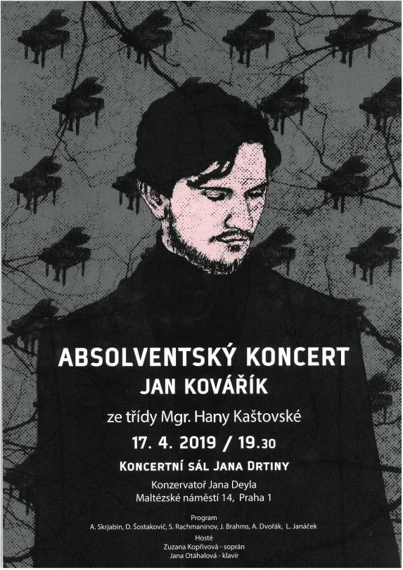 Jan Kovářík – absolventský koncert